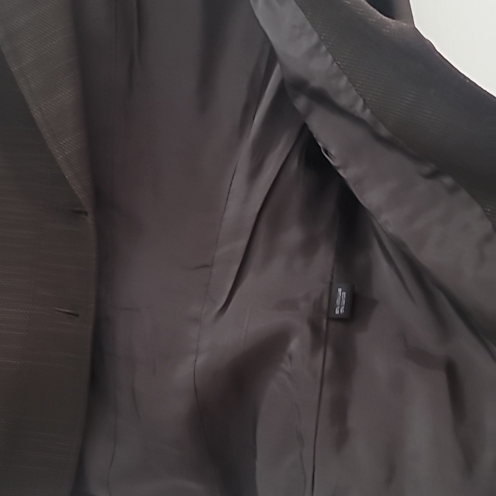 Vintage Lafayette 148 New York Petite Dark Brown Women's Blazer Sz 2 - Picture 8 of 9